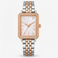 Two-Tone Diamond-Set Rose Gold Women's Watch - Straight Front View